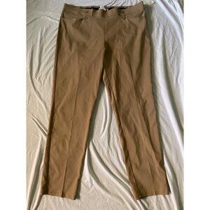 Comfort Waist Tan Womens XL Pants By 89th + Madison